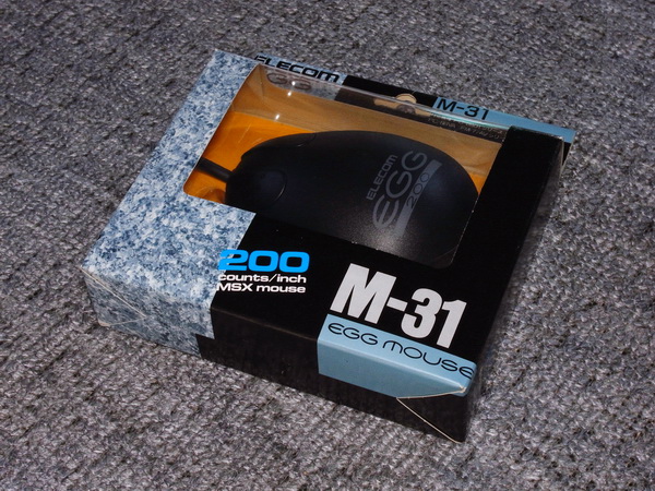エレコム エッグマウス M-31【新品未使用・MSX日本版】 ☆MSX マウス ELECOM EGG MOUSE M-31 中古品☆(MSX)｜売買された