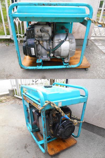 デンヨー発電機 ニューパワー2300 GA-2306 稼働品 直接引取歓迎(発電機 
