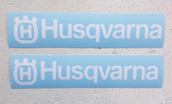 Husqvarna　ハスクバーナ ステッカー シール　2枚セット_1
