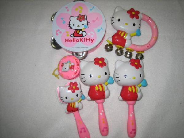 キティちゃんの楽器 おもちゃ タンバリンマラカスカスタネット 楽器玩具 売買されたオークション情報 Yahooの商品情報をアーカイブ公開 オークファン Aucfan Com