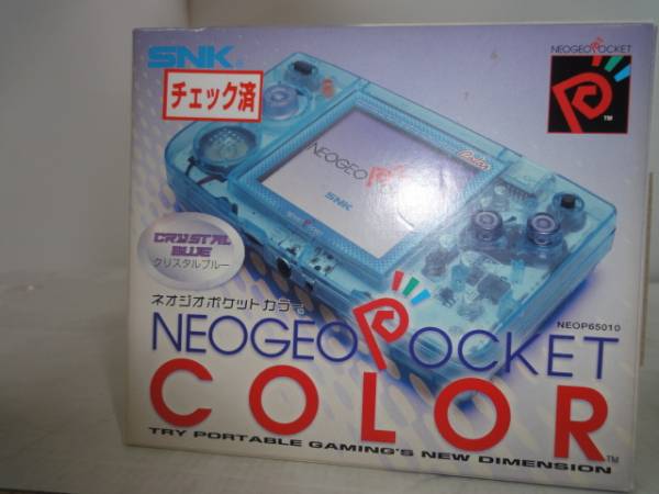 SNK NEW ネオジオポケットカラー クリスタルブルー 美品 2080☆SNK