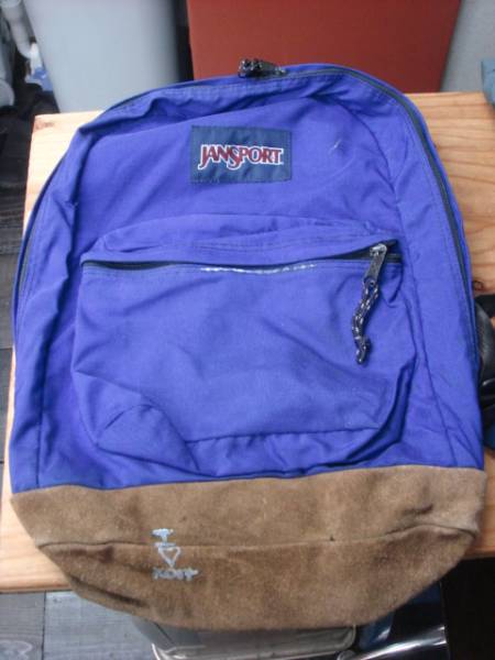 レザー ジャンスポーツ リュック ビンテージ80 s JANSPORTボトムレザー
