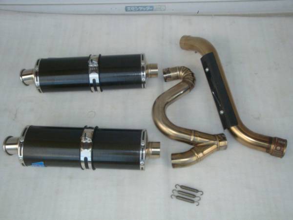 VFR800 RC46-2 TSR カーボンマフラー オーバル 2本出し 中古品