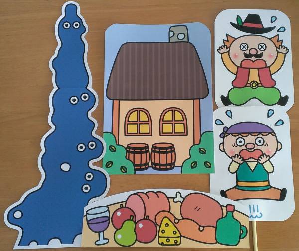 ブレーメンの音楽隊 ペープサート パネルシアター 知育玩具 売買されたオークション情報 Yahooの商品情報をアーカイブ公開 オークファン Aucfan Com