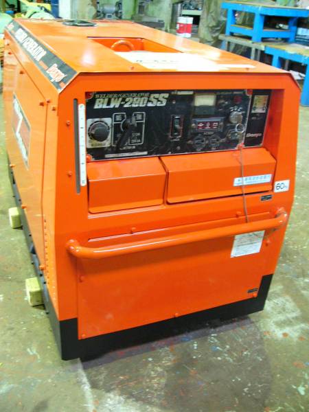 デンヨー BLW280SS 100V 三相 200V ディーゼル 溶接 発電機(発電機