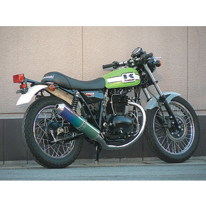 250tr マフラー BEET NASSERT 3D SUS キャブ車 グリーンチタン 