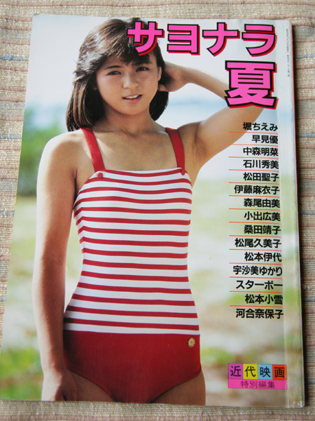 サヨナラ夏 水着写真集 河合奈保子松田聖子中森明菜松本小雪 河合奈保子 売買されたオークション情報 Yahooの商品情報をアーカイブ公開 オークファン Aucfan Com