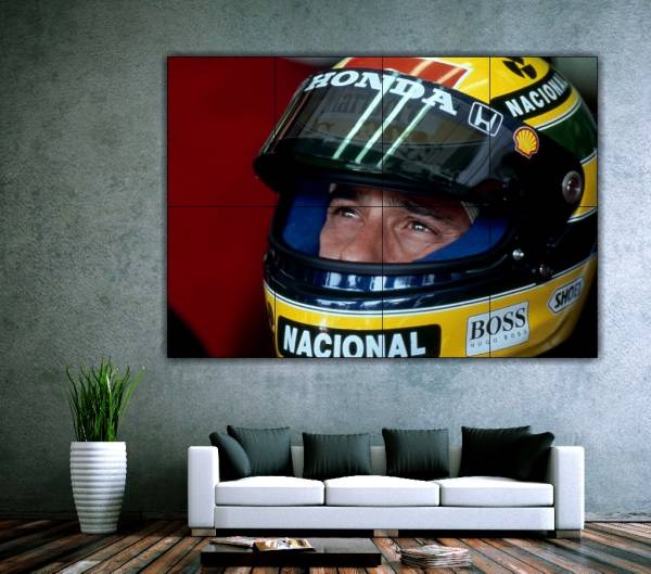 アイルトン・セナ : Senna ポスター Ayrton 特大 約150x100cm 海外 F1