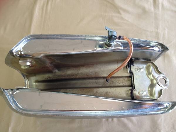 CD50/90 ベンリィ エイプ 社外メッキタンク ジャンク品(ホンダ用