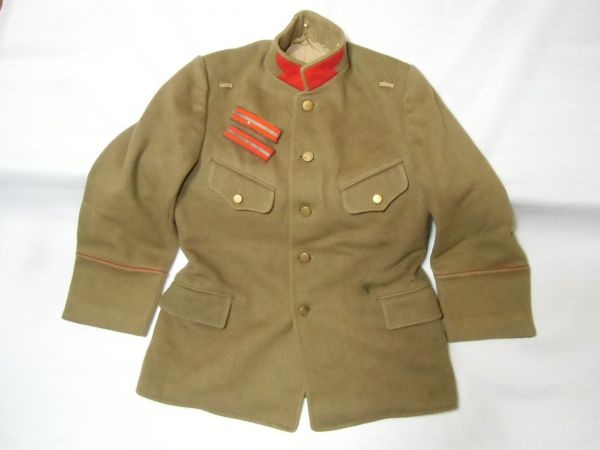 ◇旧日本軍 陸軍特務曹長 冬用 軍服 肩章 2点セット 軍装 階級章(制服