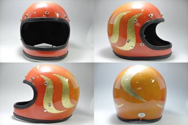 ビンテージヘルメット safetech セーフテック フルフェイス bell(L 