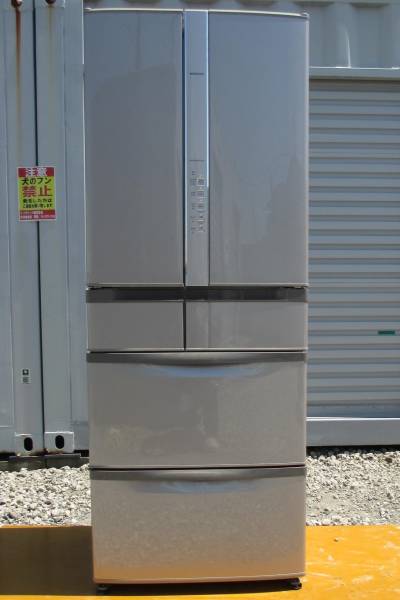 格安□日立□ 6ドア冷凍冷蔵庫□ R-SF48ZM□真空チルド 2010年製(400  