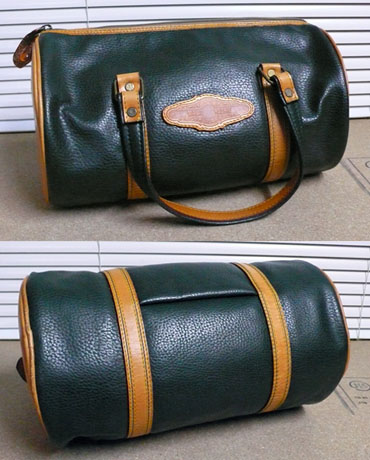 ☆MALIO ROSHIE☆ PCV＋部分本革小ボストンバッグ美品○(ボストン