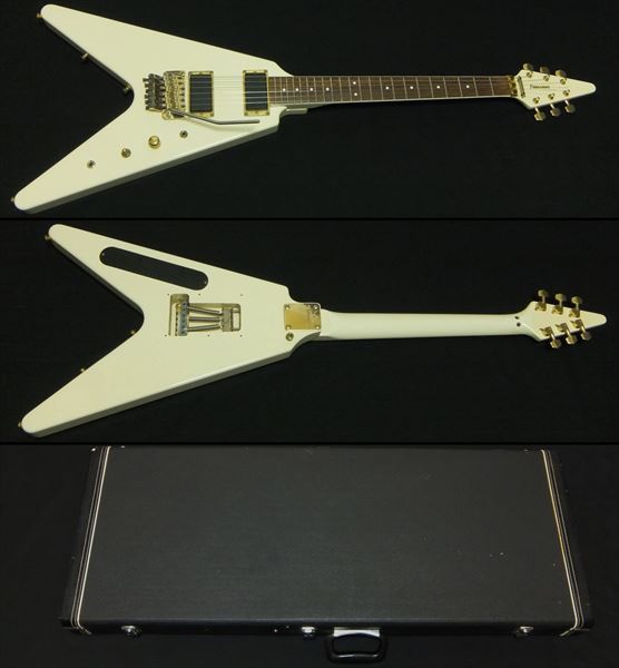 ◇ FERNANDES BSV-80J JIMMY ジミー ◇ 44MAGNUM フライングV 白