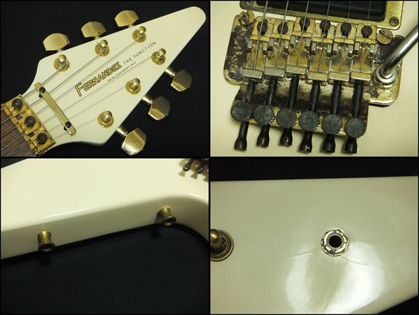 ◇ FERNANDES BSV-80J JIMMY ジミー ◇ 44MAGNUM フライングV 白