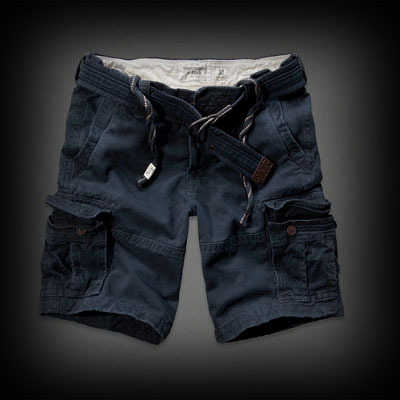 ☆2014☆アバクロ☆ショートカーゴA&F CARGO SHORTS☆紺31