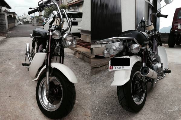 ぞっでぃん様商談中！！シャリーCF50ボアアップ80cc CF50 シャリー カスタム ボアアップ75cc 自賠責27年7月(50cc以下