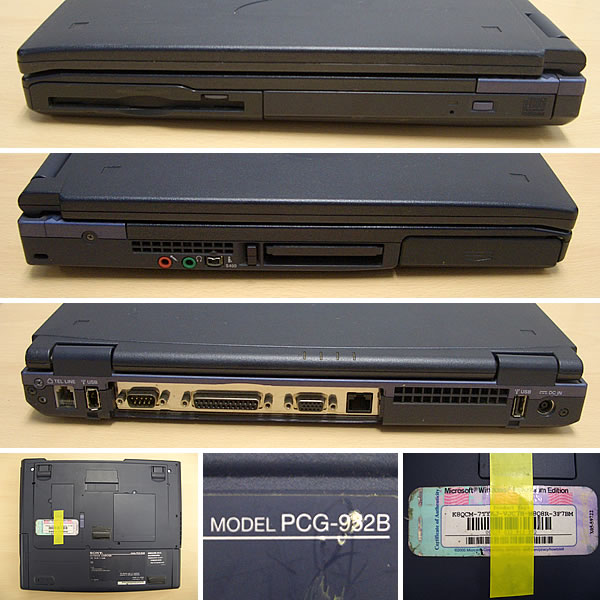 ノートPC]☆SONY☆ VAIO PCG-FX55/BP Windows Me [PCG-932B](14インチ