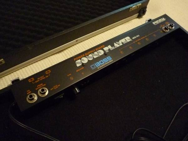 エフェクターボード パワーサプライ PIGGY MDE-103 電源付(ケース