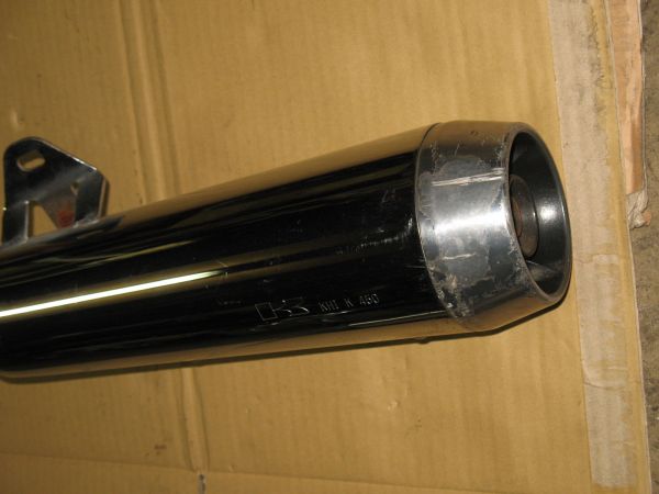 07'ゼファー1100純正左マフラーサイレンサーエキパイK450s