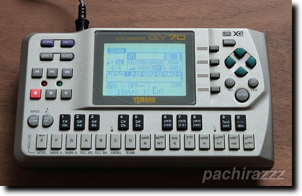 ヤマハ YAMAHA QY70 バックライト改造・メンテナンス済み (7)(音源
