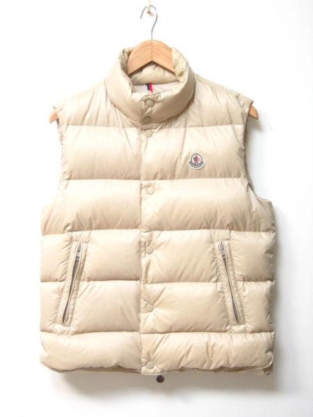 中古 MONCLER　GIDE ダウンベスト サイズ1 ベージュ 国内正規品