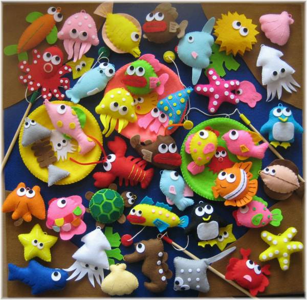 Nana おさかな釣り 型紙a 手作り フェルト ままごとセット 売買されたオークション情報 Yahooの商品情報をアーカイブ公開 オークファン Aucfan Com