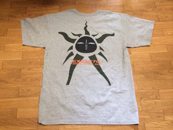 岡本太郎 Expo 70 太陽の塔 黒い太陽 Tシャツ グレー L Tシャツ シャツ 売買されたオークション情報 Yahooの商品情報をアーカイブ公開 オークファン Aucfan Com