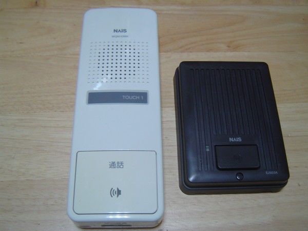 HS287 中古!松下電工NAiSインターホン WQN110W(インターホン、ドアホン