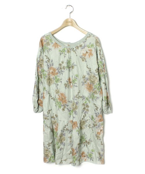 即決☆ Balcony and Bed フラワー ワンピース