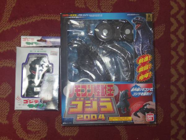 未使用 バンダイ リモコン怪獣王 ゴジラ2004　ゴジラタイマー