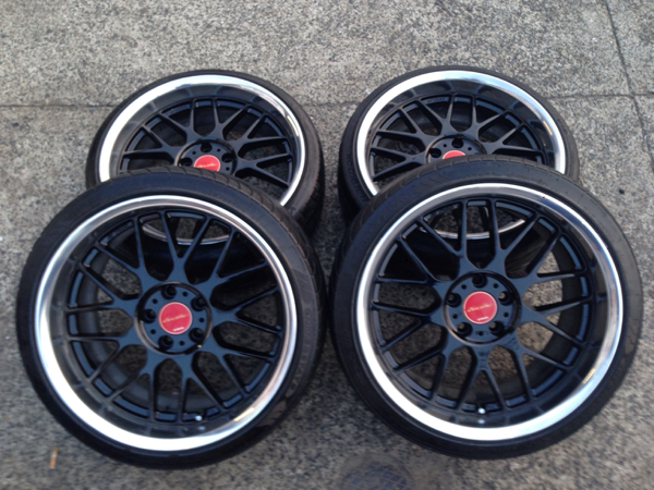 希少!!ワーク ユーロラインXR 8.5j 9.5j＋25 深リム!!売り切り