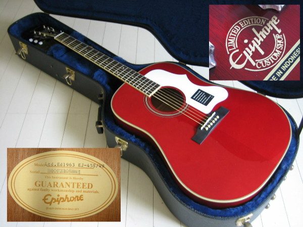 新品同様 単板【Epiphone 1963 EJ-45S/WR】検：GIBSON J-45 50 