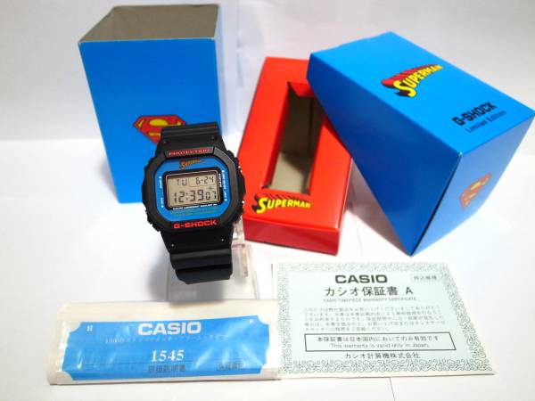 新品 G-SHOCK x SUPERMAN スーパーマン DW-5600VT 限定1000本 