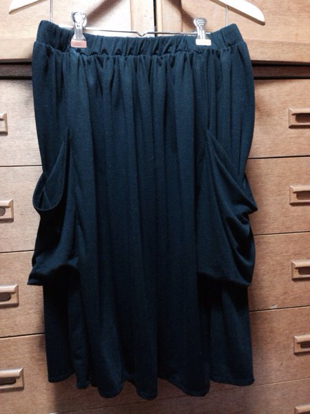 スナオクワハラ14SS今期ポケットコットンスカートツモリズッカ