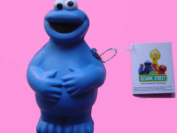 セサミストリート ふわふわ スクイーズ クッキーモンスター