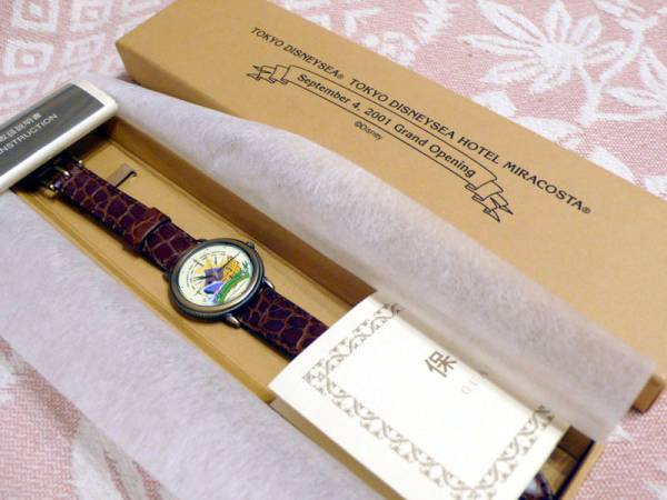 Tokyo disney sea 記念品 時計 2001