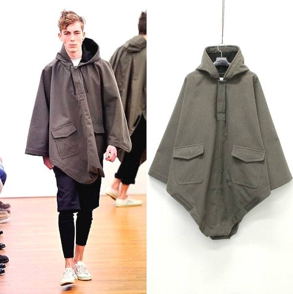 美品 【11AW】 コムデギャルソン SHIRT ポンチョ ジャケット XS