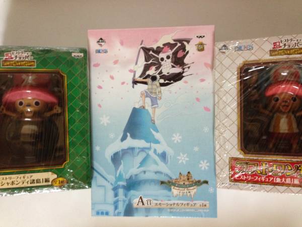 一番くじ　ワンピース　ヒス・オブ・チョッパー・ドラム王A　3種