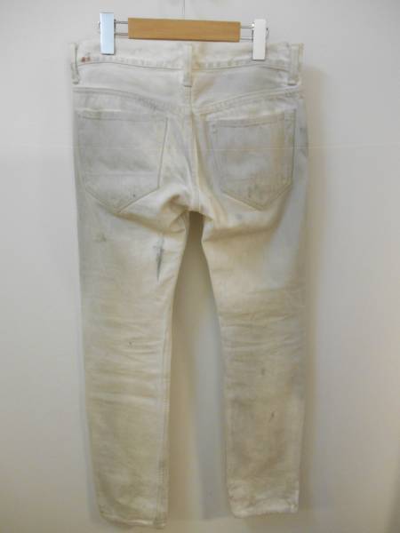 SANCA サンカ DIRTY加工 ホワイトデニムパンツ 汚れ加工 2(パンツ 