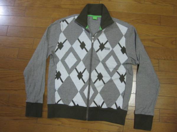 ★HUGO BOSS ヒューゴ・ボスジップアップトレーナー・L