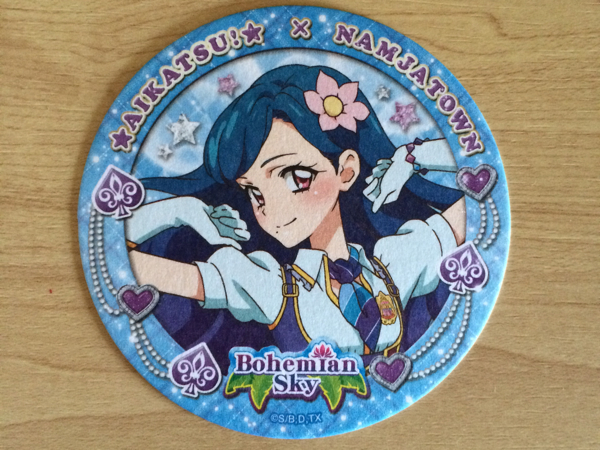 アイカツ ナンジャタウン コラボ コースター 風沢そら(アイカツ)｜売買 