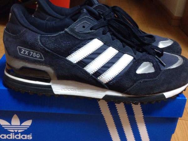 着用数回】adidas ZX750 27cm
