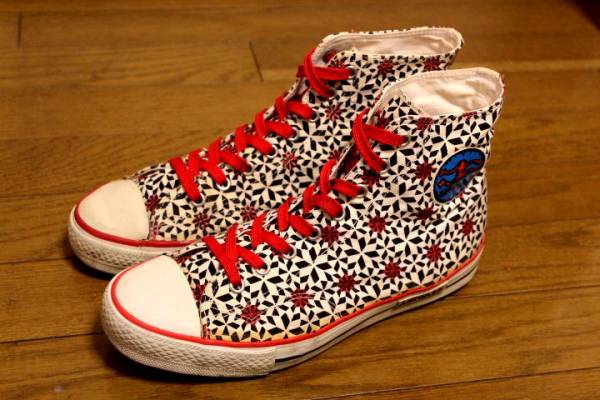 80S AIR WALK エアウォーク　キースへリング総柄　ハイカット