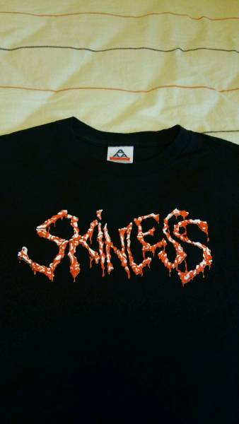skinless バンドT ○スキンレス（SKINLESS)デスメタルバンドTシャツ○黒○○○○○(T