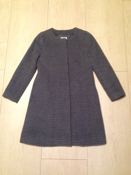美品！！エストネーション☆ノーカラーコート