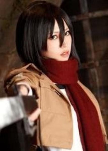進撃の巨人 ミカサ風 コスプレ衣装 ウィッグ マフラー ネット3点 ブラック 売買されたオークション情報 Yahooの商品情報をアーカイブ公開 オークファン Aucfan Com