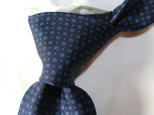 【新品/伊】p17/E.G.カペッリ ナポリ超絶ハンドメイド小紋タイ