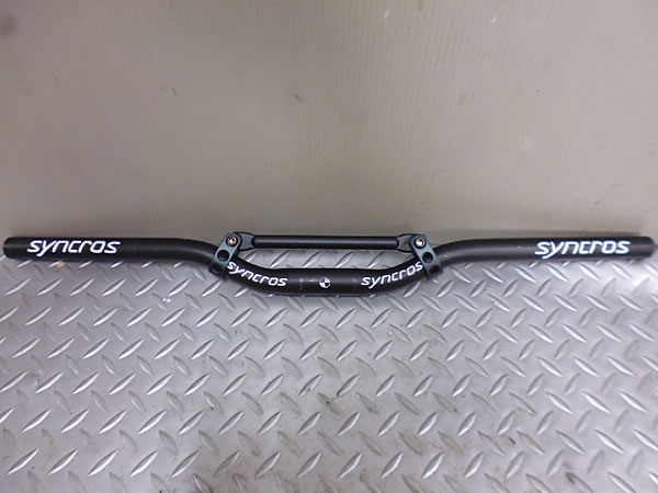 Syncros自転車用ライザーバー ステムセット △中古パーツ△ライザーバー シンクロス SYNCROS 62cm 25.4mm(ライザー