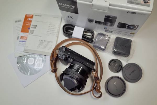 ◆◆NEX-5T 自動開閉レンズキャップ付ズーム ブラックカスタム